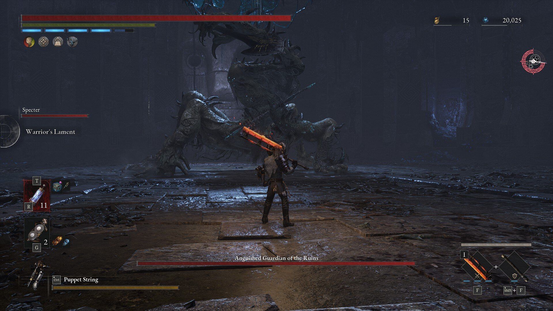 Bosses in Lies of P Overture are a spectacle (Image via Neowiz)